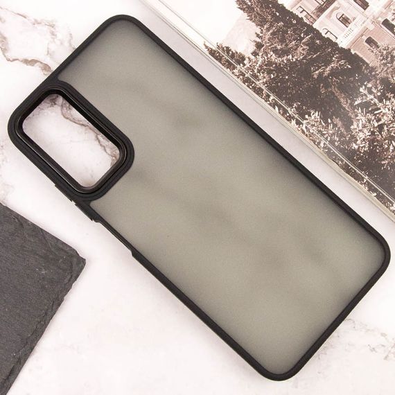 Чехол TPU+PC Lyon Frosted для Oppo A78 4G Black | Зображення 3