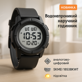 Мужские часы с официальной гарантией SKMEI, Часы наручные электронные тактические EM-67