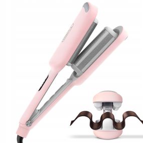 Щипці для завивки волосся TYMO Hair Crimper Waver, кераміко-турмалінові, Deep Waver, рожеві