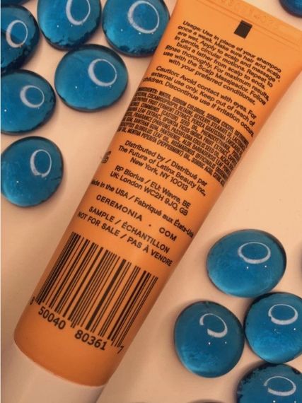 Очищаючий шампунь скраб для шкіри голови ceremonia papaya scalp scrub, 30 ml | Зображення 1