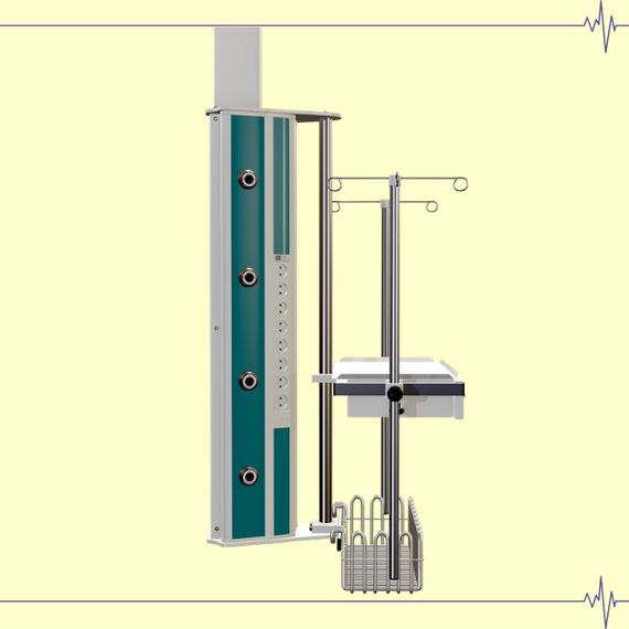 Реанимационный модуль вертикальный двойной подвесного типа | Зображення 5