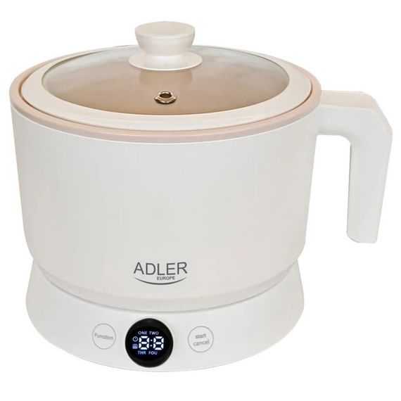 Электрическая многофункциональная кастрюля-пароварка Adler AD 6422 800Вт 1л 4 режима сенсорного управления SJ-65 | Зображення 2