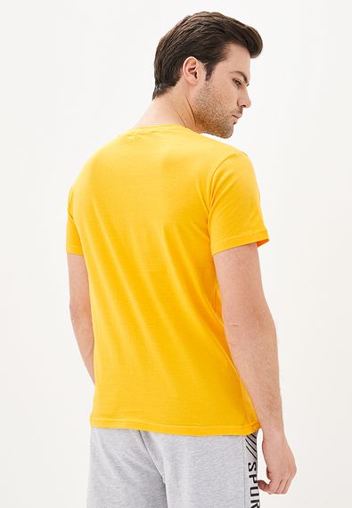 Футболка чоловіча базова жовтий, 3XL | Зображення 1
