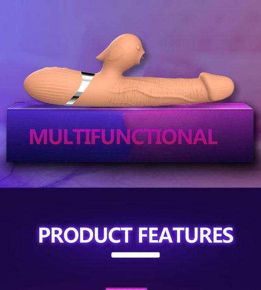 Вибратор - Basia Thtusting Vibrator 2in1 Sex Aura | Зображення 3