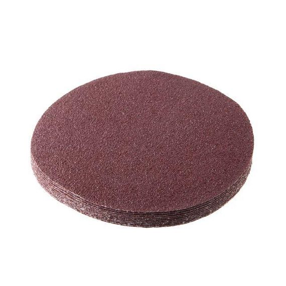 Круг наждачний самоклейний 125 мм, папір класу E, К60, 10 од. INTERTOOL BT-0556 | Зображення 1