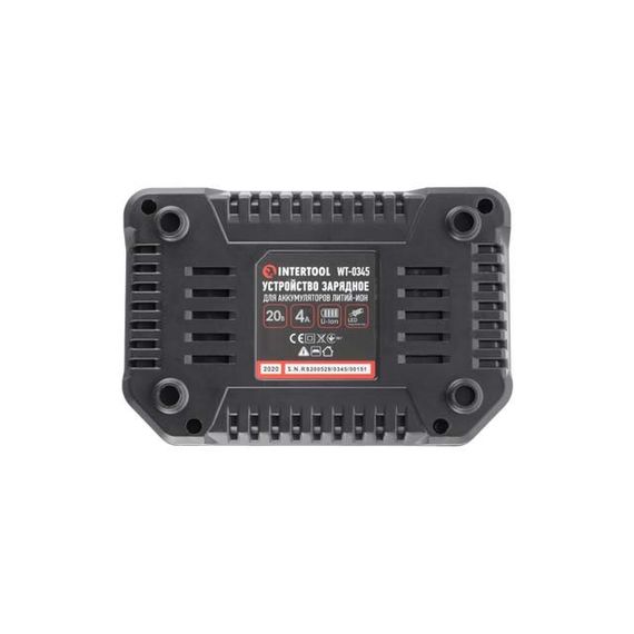 Пристрій зарядний для акумуляторів Li-Ion 20 В, 4,0 А INTERTOOL WT-0345 | Зображення 3