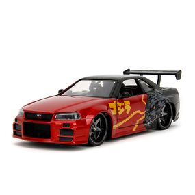 Игровая металлическая машинка Godzilla Нисан GTR
