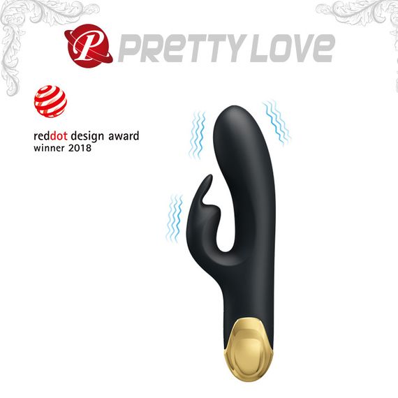 Вибратор - Pretty Love Royal Pleasure Double Pleasure Black Sex Aura | Зображення 8