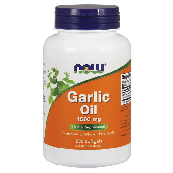 Концентрат чесночного масла Now Foods Garlic Oil 1500 mg 250 softgels