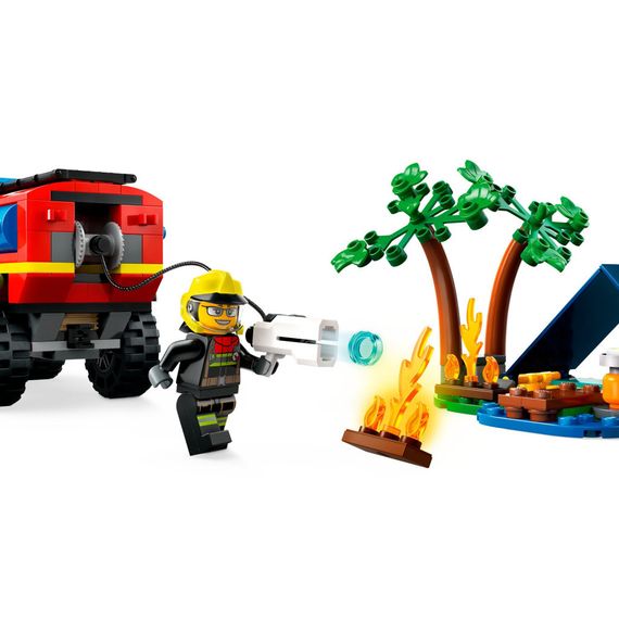 Конструктор LEGO City Пожежний позашляховик з рятувальним човном 301 деталей (60412) | Зображення 3