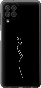 Чехол на Samsung Galaxy A22 A225F Силуэт1 "4590u-2270-17620"