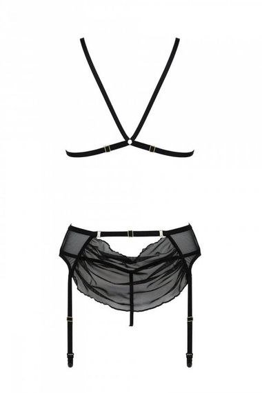 Комплект Passion DELIENA SET Чорний S/M | Зображення 5