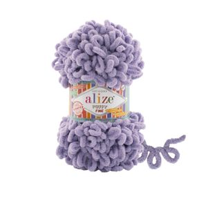 Пряжа ALIZE PUFFY FINE 166  алізе пуфі файн фантазійна нитка плюшева