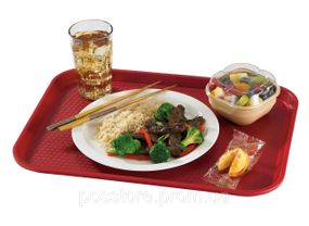 Глубокий прямоугольный поднос 30х41 см, Cambro (США), Красный