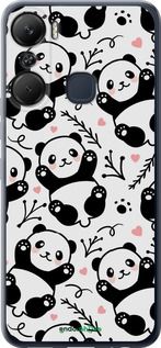 Чохол на Infinix Hot 12 Pro Панди "4318u-2868-2448"