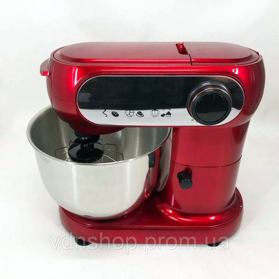 Кухонний комбайн 3 в 1 Crownberg CB-3404 Тістоміс-М'ясорубка-Блендер (2200 Вт) VP-96 | Зображення 3