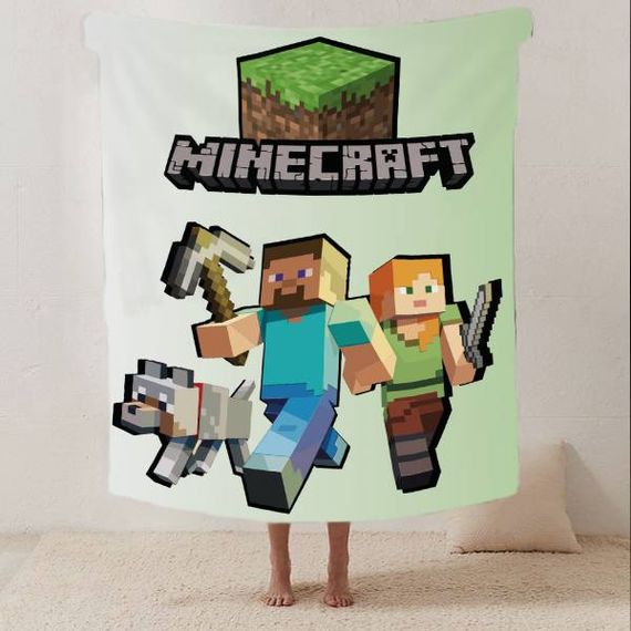 Плед 3D MINECRAFT 12264 160х200 см | Зображення 1