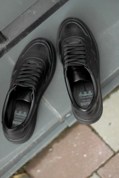 Класичні чорні кеди Ікос – універсальний вибір для будь-якого стилю 43 розмір | Зображення 5