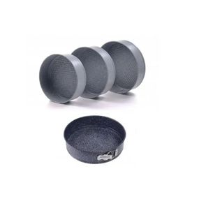 Набір роз'ємних форм для випікання Con Brio CB-539 Eco Granite DeLuxe, 4шт: 22/24/26/28х7см