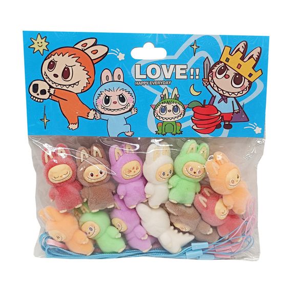 Детская фигурка Labubu the Monsters Dragons ZB-1101 в наборе 12 штук