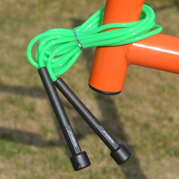 Скакалка PowerPlay 4201 Basic Jump Rope Зелена (2,8m.) | Зображення 5