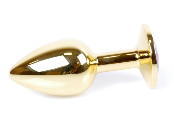 Анальная пробка Boss Series - Jewellery Gold PLUG Red S, BS6400019 sexstyle | Зображення 3