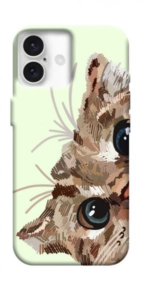 Чохол з картинкою Cat muzzle для Apple iPhone 16 Plus