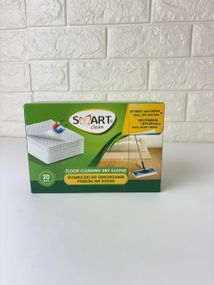 Smart Clean сухие салфетки для мытья полов 20 шт