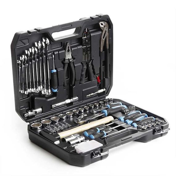 Набір насадок і інструментів CrV 1⁄4, 1⁄2 (90Т) (100 шт.) APRO 2514001