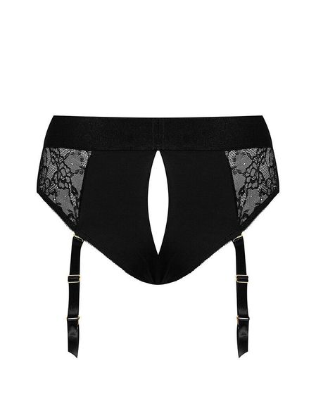 Мереживні труси для страпону з підв'обов'язками для панчіх Strap-On-Me DIVA HARNESS, S | Зображення 3