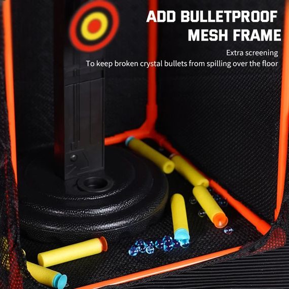 Автоматична Іграшкова Мішень Дитяча Електрична з Рухливими Цілями та Таблом Для Рахунку з Сіткою та Звуковими Ефектами | Зображення 4