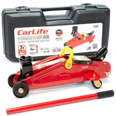 Домкрат CarLife подкатный 2т, 135-335мм (FJ590P) | Зображення 4