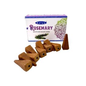Аромаконуси зворотного потоку Розмарин  Rosemary 10 конусів Satya 8904234413693
