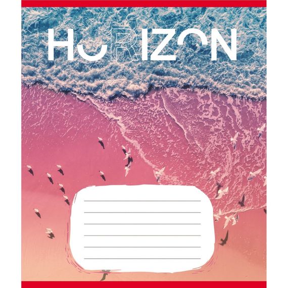 Зошит загальний "Горизонт" 096-640014L-4 в лінію, 96 аркушів