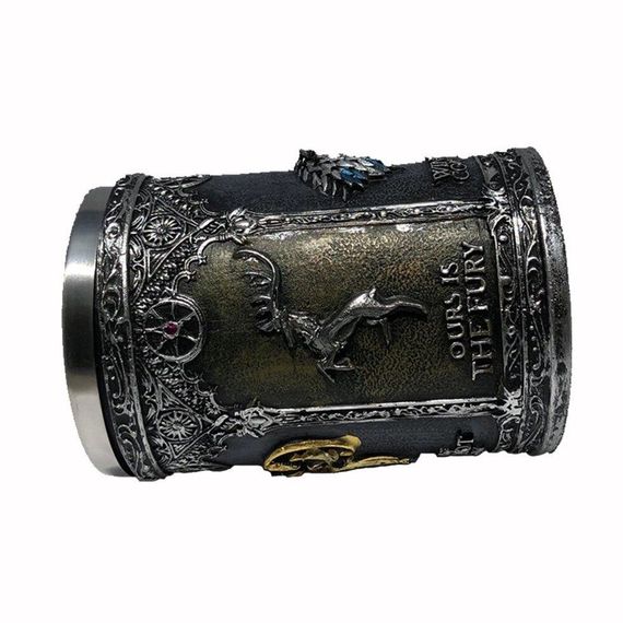 Кружка Чашка Бокал 3D Нержавеющая Сталь Игра Престолов Game Of Thrones Winter Coming | Зображення 5