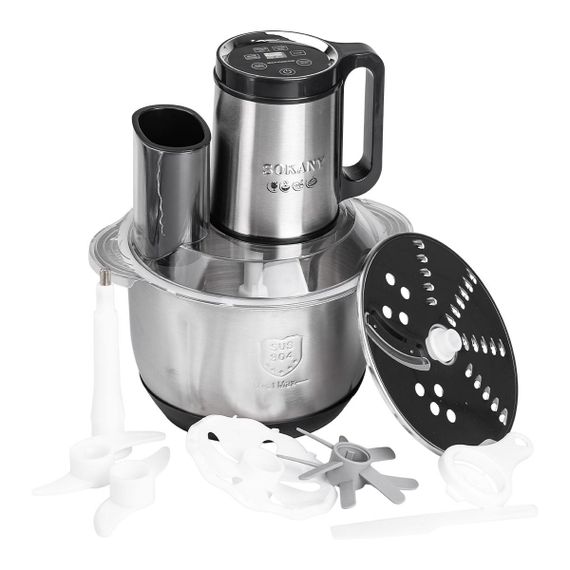 Чоппер измельчитель кухонный электрический 800 Вт с чашей на 3,5 литра мясорубка Sokany SK-06036 | Зображення 6