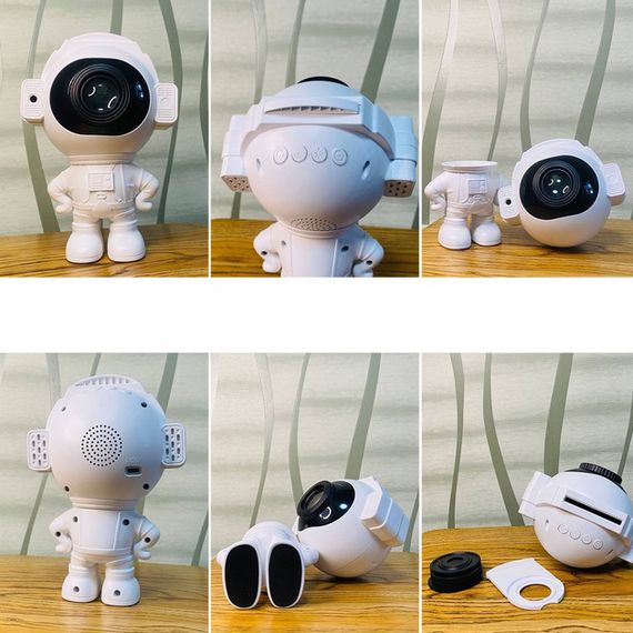 Проектор-нічник космонавт зоряне небо в дитячу, Проектор нічник галактика космос, Астронавт нічник MU-89 | Зображення 6