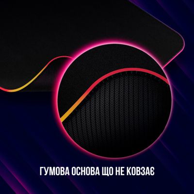 Килимок для мишки Lorgar Steller 919 RGB USB Black (LRG-GMP919) (LRG-GMP919) | Зображення 6
