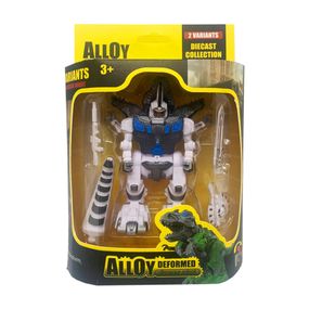 Дитячий трансформер Bambi 3275 робот+динозавр Білий