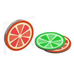 Подставки под горячее Coaster Цитруси (пробка) 10 см