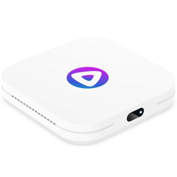 TV Медіаплеєр H96 MAX M1 4/32Gb/ Rockchip RK3528/ Android 13/ WiFi 2.4G+5G/BT 5.1/ білий | Зображення 1