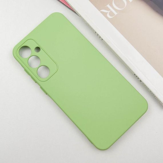Чохол TPU GETMAN Liquid Silk Full Camera для Samsung Galaxy S23 FE Зелений / Pistachio | Зображення 1
