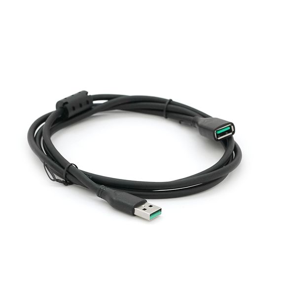 Подовжувач VEGGIEG V-U105, USB 2.0 AM/AF, 1,0m, Black, Пакет