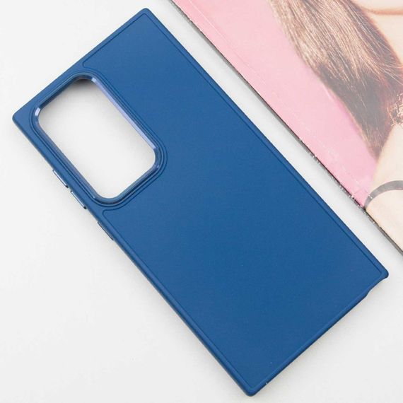 TPU чехол Bonbon Metal Style для Samsung Galaxy S23 Ultra Синий / Denim Blue | Зображення 2