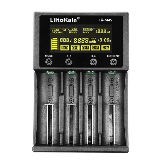 Универсальное зарядное устройство LiitoKala  Lii-M4S