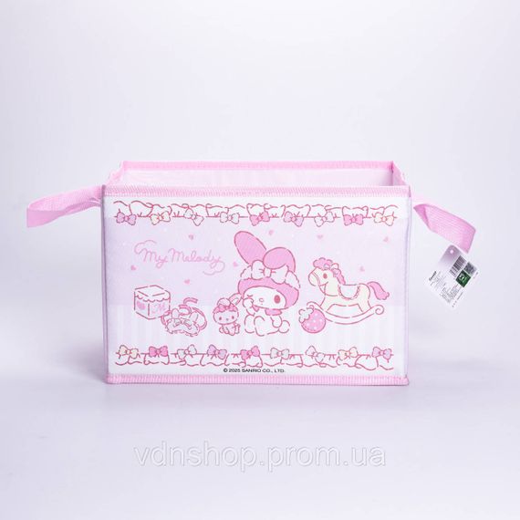 Корзина для игрушек 30×20×20 (см) мягкая складная Розовый HP-41-7P