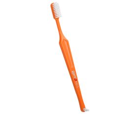 Зубна щітка середньої жорсткості paro® toothbrush M27L з монопучковою насадкою, помаранчева