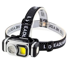 Налобный фонарь HX-Т60-5SMD влагозащитный аккумуляторный 4 режима красный свет SMD