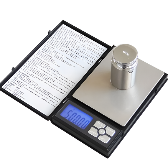 Высокоточные ювелирные весы Digital Lion 1108-5 с чехлом | карманные электронные весы с высокой точностью 0,01 г, до 500 г | Зображення 3