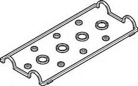 Прокладки клапанної кришки (компл.) HONDA B20BB20Z1 (вир-во Elring) ELRING 388240 на HONDA CR-V I (RD)
